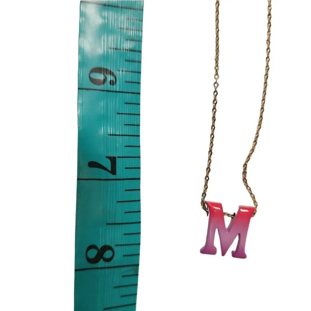 Vintage Necklace Monogram 1/2